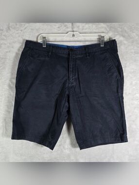 Burberry Brit Chino Shorts Mens Size 34 Cotton Navy Blue 9” Read Description